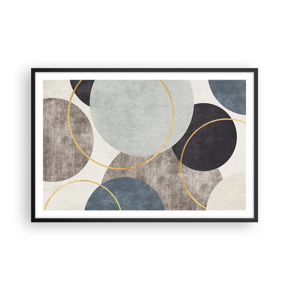 Poster in black frame - Wheel after Wheel - 91x61 cm