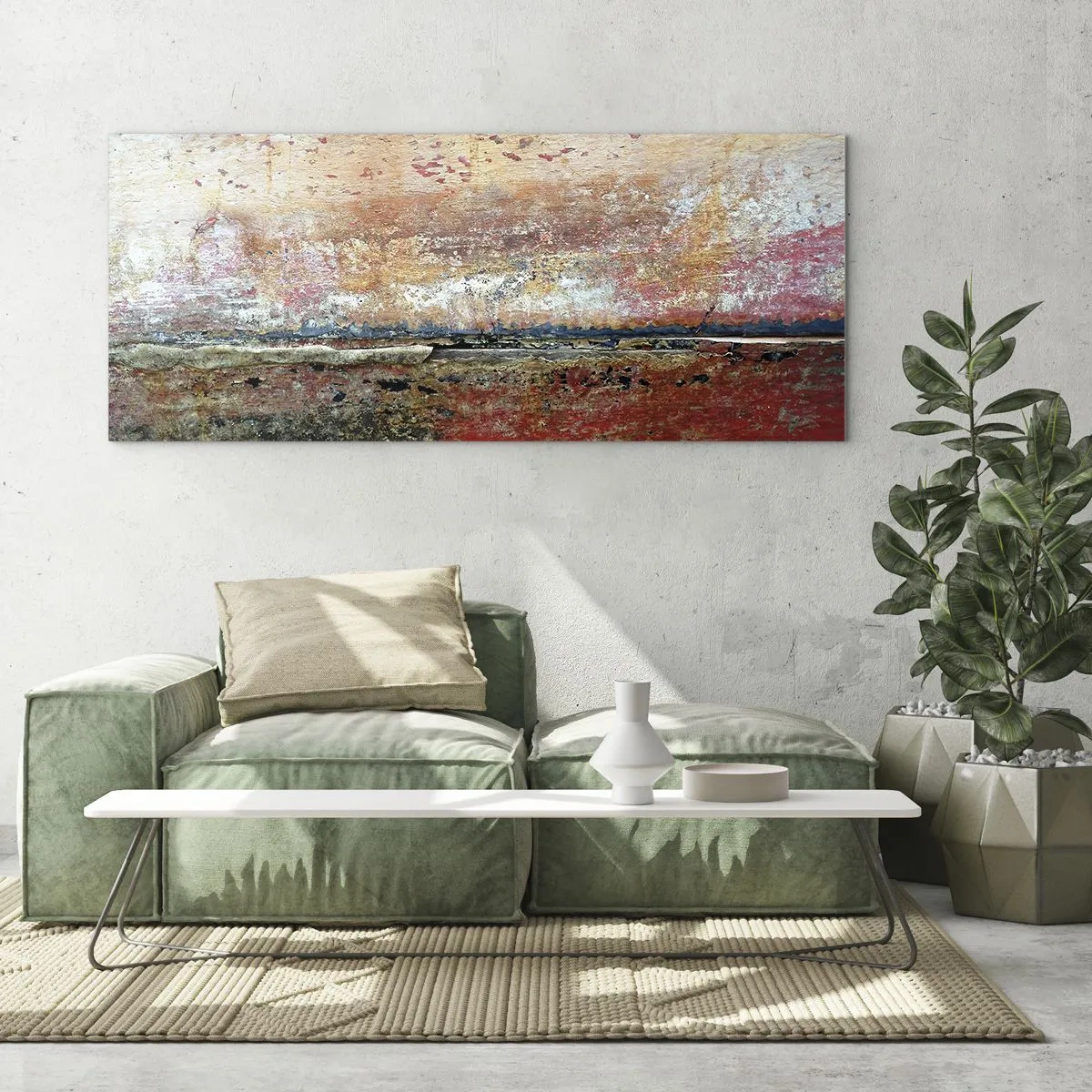 Glass picture - Might Be the Sea - 100x40 cm