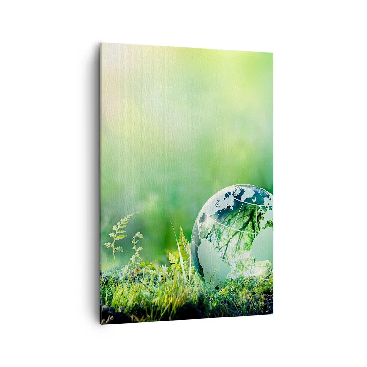 Canvas picture - Green Planet - 70x100 cm