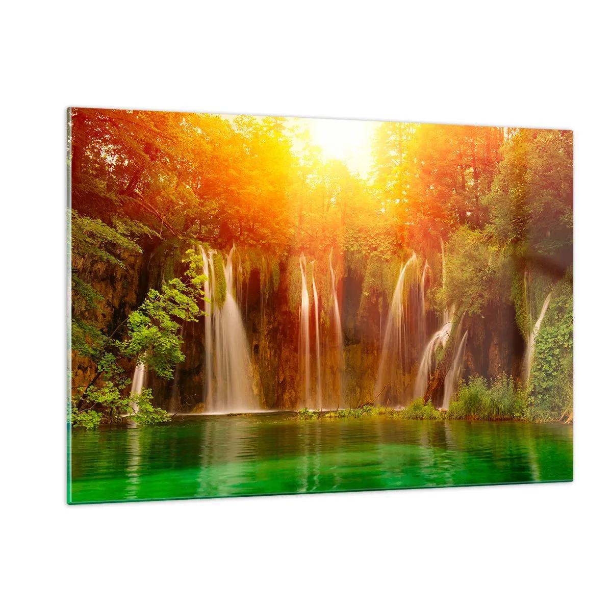 Glass picture - In the Sun and in the Shade - 120x80 cm