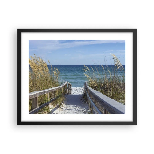Poster in black frame - In the Sun, out in the Wind - 50x40 cm