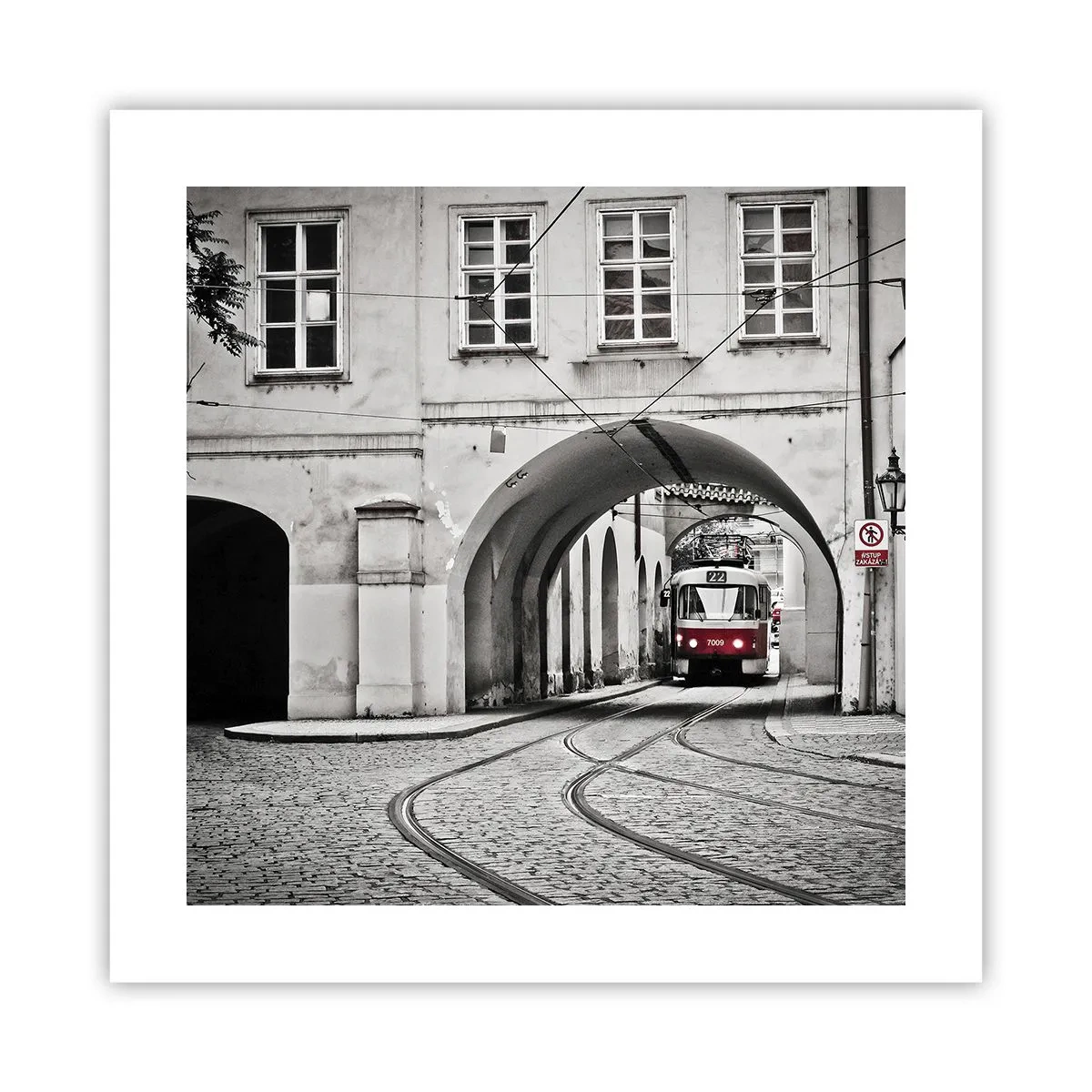 Poster - Through City Labirynth - 40x40 cm