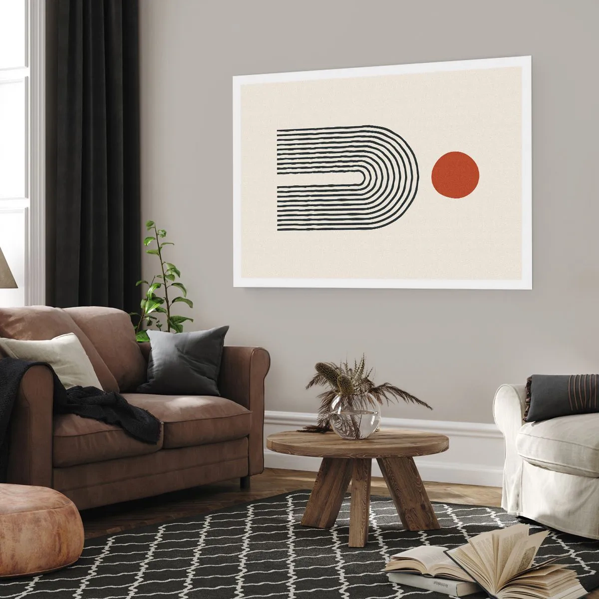 Poster - Magnetism of Shapes and Colours - 70x50 cm