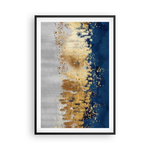 Poster in black frame - Modern Composition and Twinkle - 61x91 cm