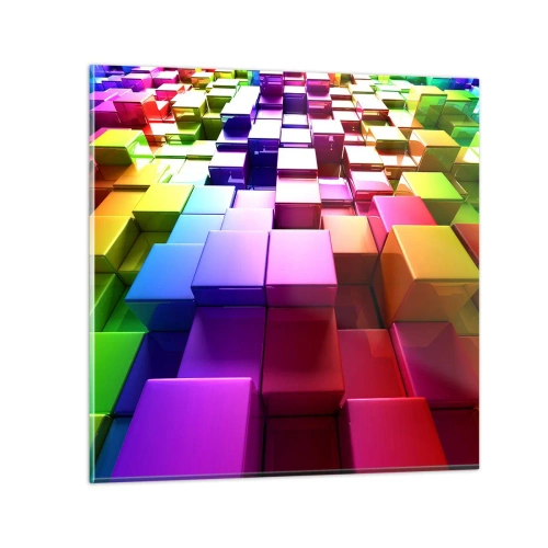 Glass picture - Optical Harmony - 40x40 cm
