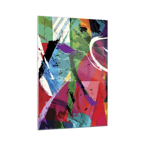 Glass picture - Fast, Vividly and Jamming - 70x100 cm