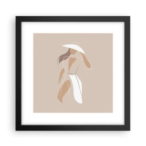 Poster in black frame - Fashion Is Fun - 30x30 cm
