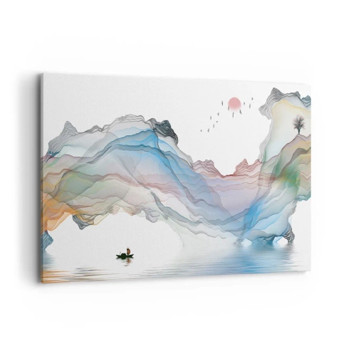 Canvas picture - Towards Crystal Mountains - 120x80 cm