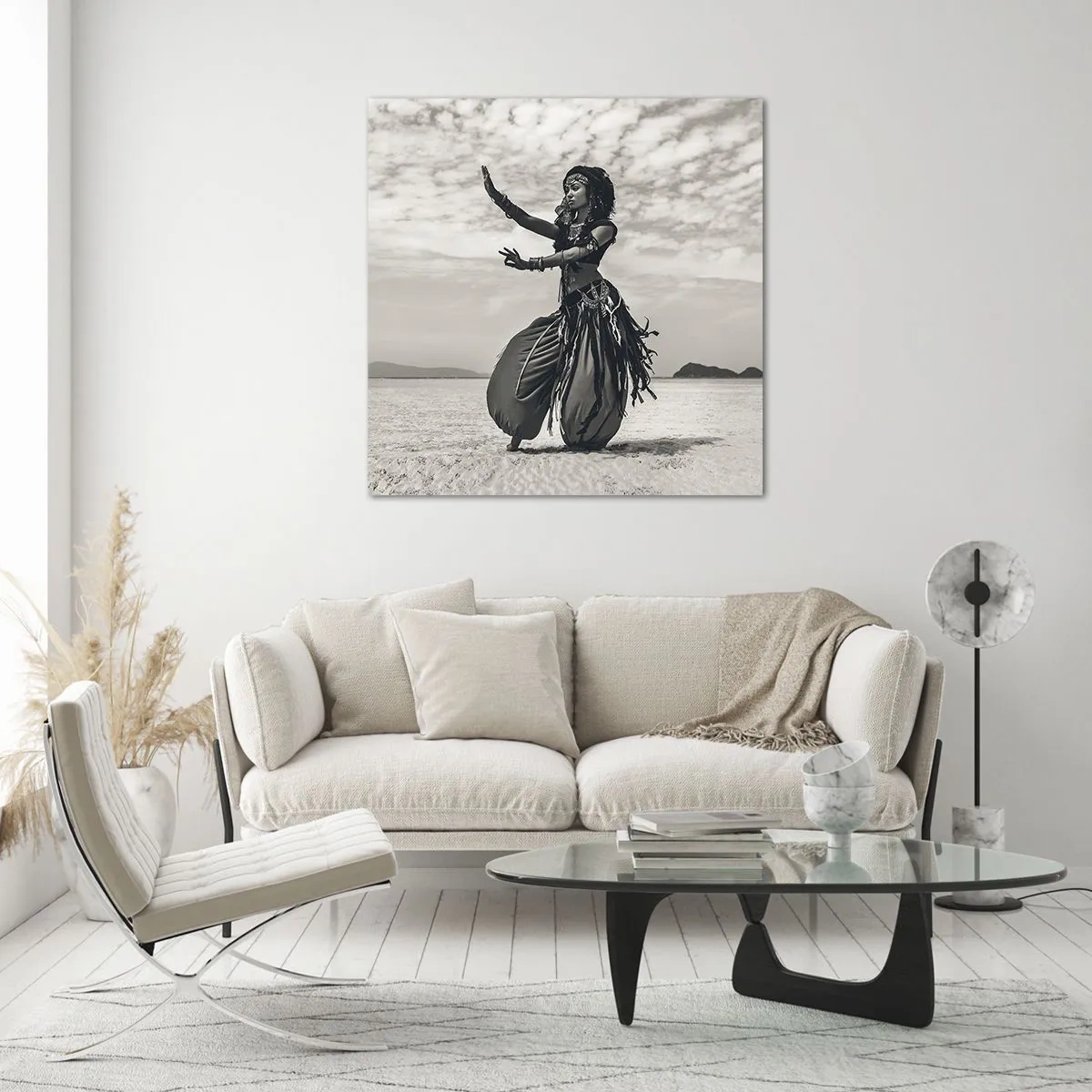 Glass picture - Dance of Southern Islands - 50x50 cm