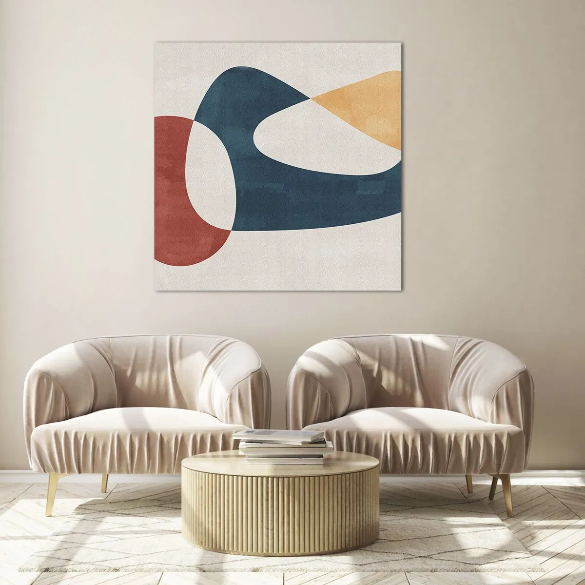 Glass picture - Influences and Metamorphoses - 70x70 cm