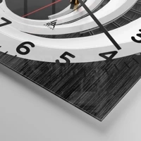 Clock face with numbers