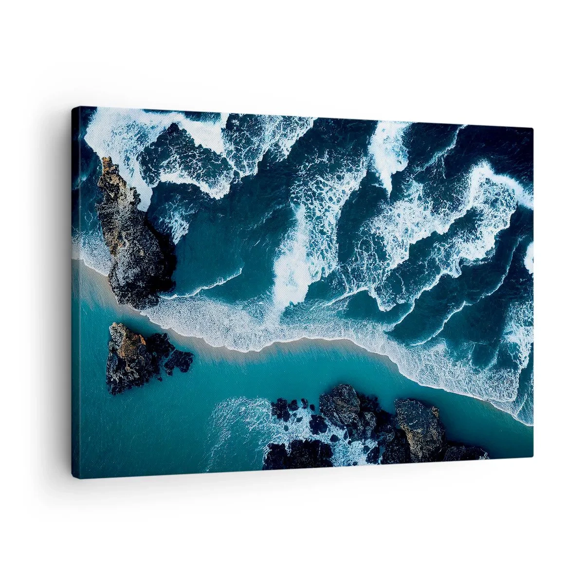 Canvas picture - Envelopped by Waves - 70x50 cm