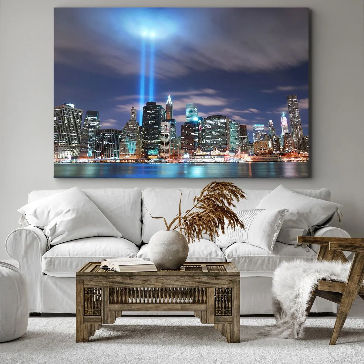 Canvas picture - Reaching Sky with Light - 120x80 cm