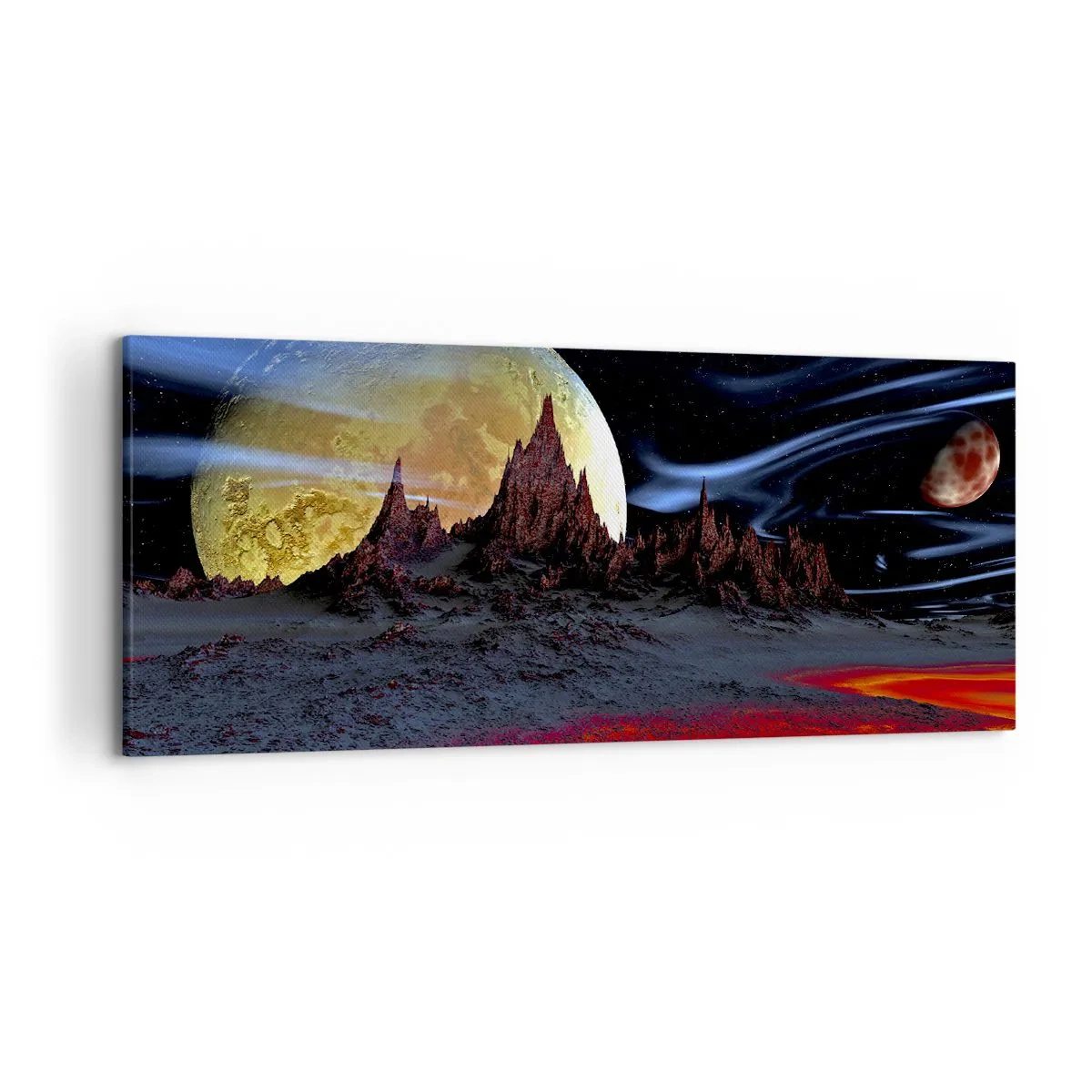 Canvas picture - Unknown World - 120x50 cm