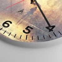 Clock face with numbers
