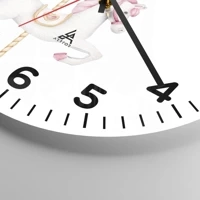 Clock face with numbers