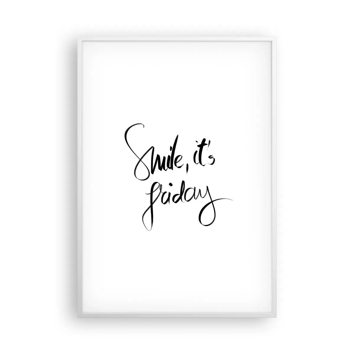 Poster in white frmae - True Joy - 70x100 cm