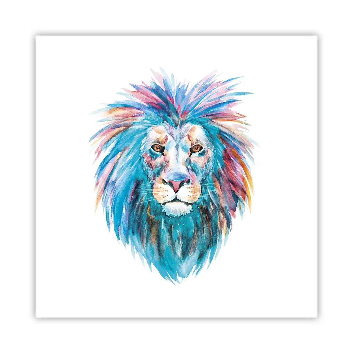 Poster - Electrifying Aura - 60x60 cm