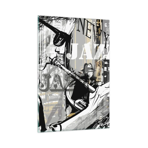 Glass picture - In the Rhythm of New York - 80x120 cm