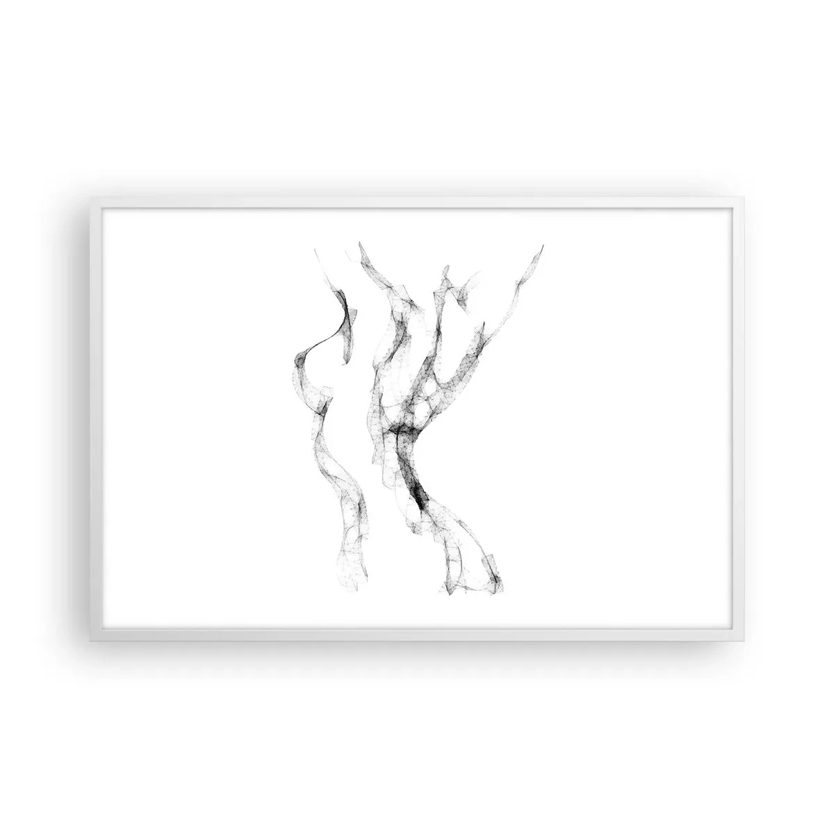 Poster in white frmae - Beautiful and Strong - 91x61 cm