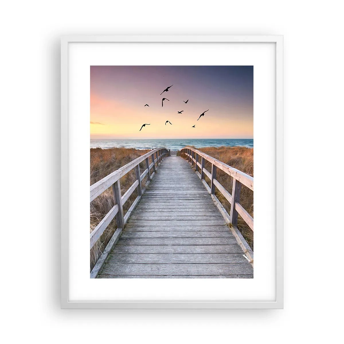 Poster in white frmae - Space of Highs - 40x50 cm