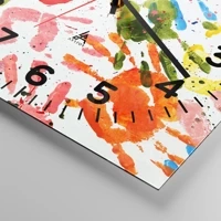 Clock face with numbers