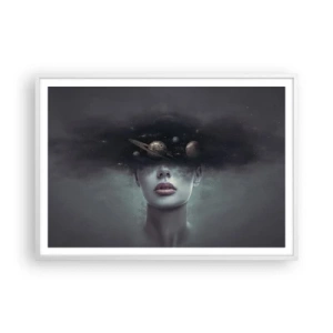Poster in white frmae - And Planets are Revolving… - 100x70 cm