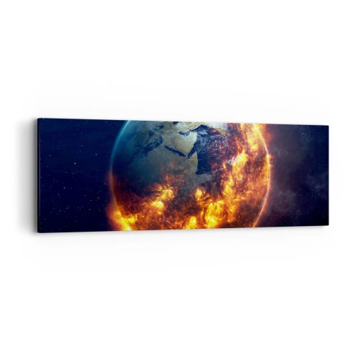 Canvas picture - Flame of Apocalypse - 90x30 cm