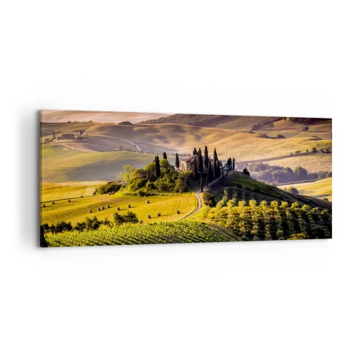 Canvas picture - Arcadia - Tuscan Landscape - 120x50 cm