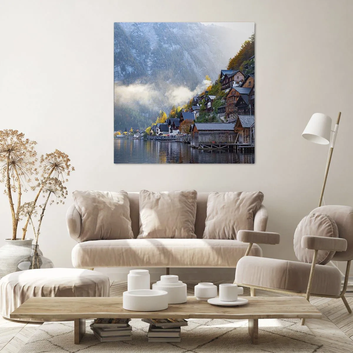 Canvas picture - Alpine Atmosphere - 50x50 cm