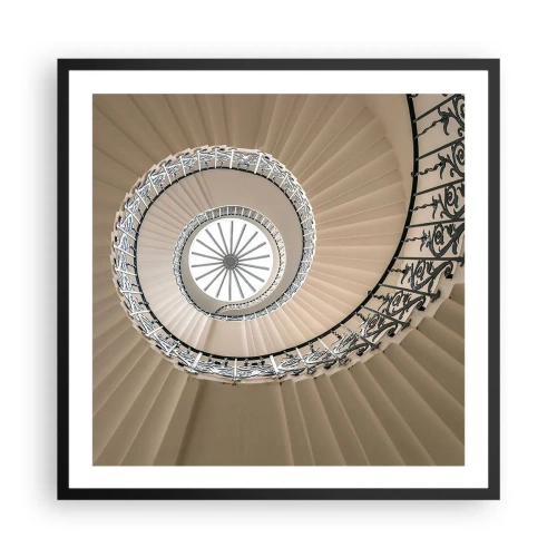 Poster in black frame - Inside the Shell - 60x60 cm