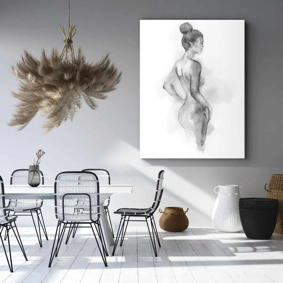 Canvas picture - Pretty As a Picture - 55x100 cm
