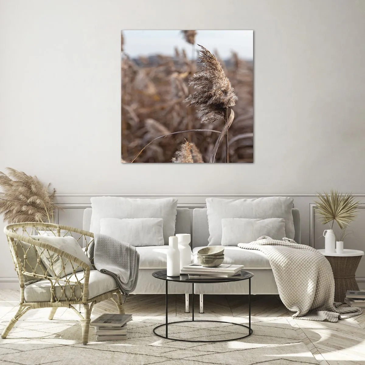 Glass picture - Time to Fly with the Wind - 50x50 cm