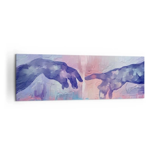 Canvas picture - Godly Spark of Life - 160x50 cm