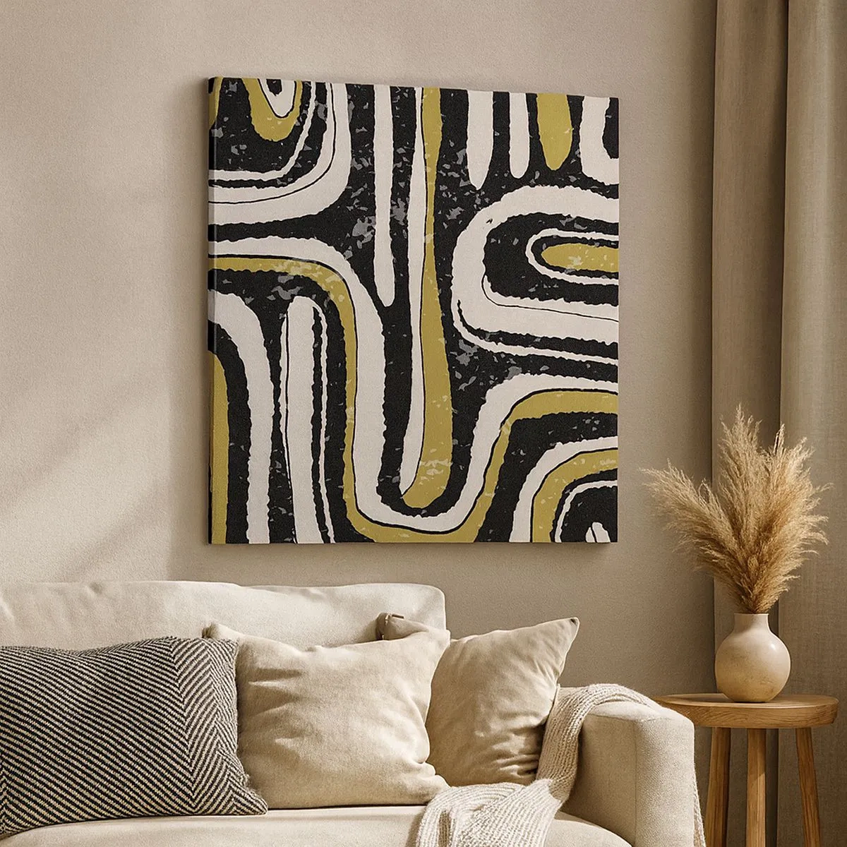 Canvas picture - Compositions: Tracks and Alleys - 30x30 cm