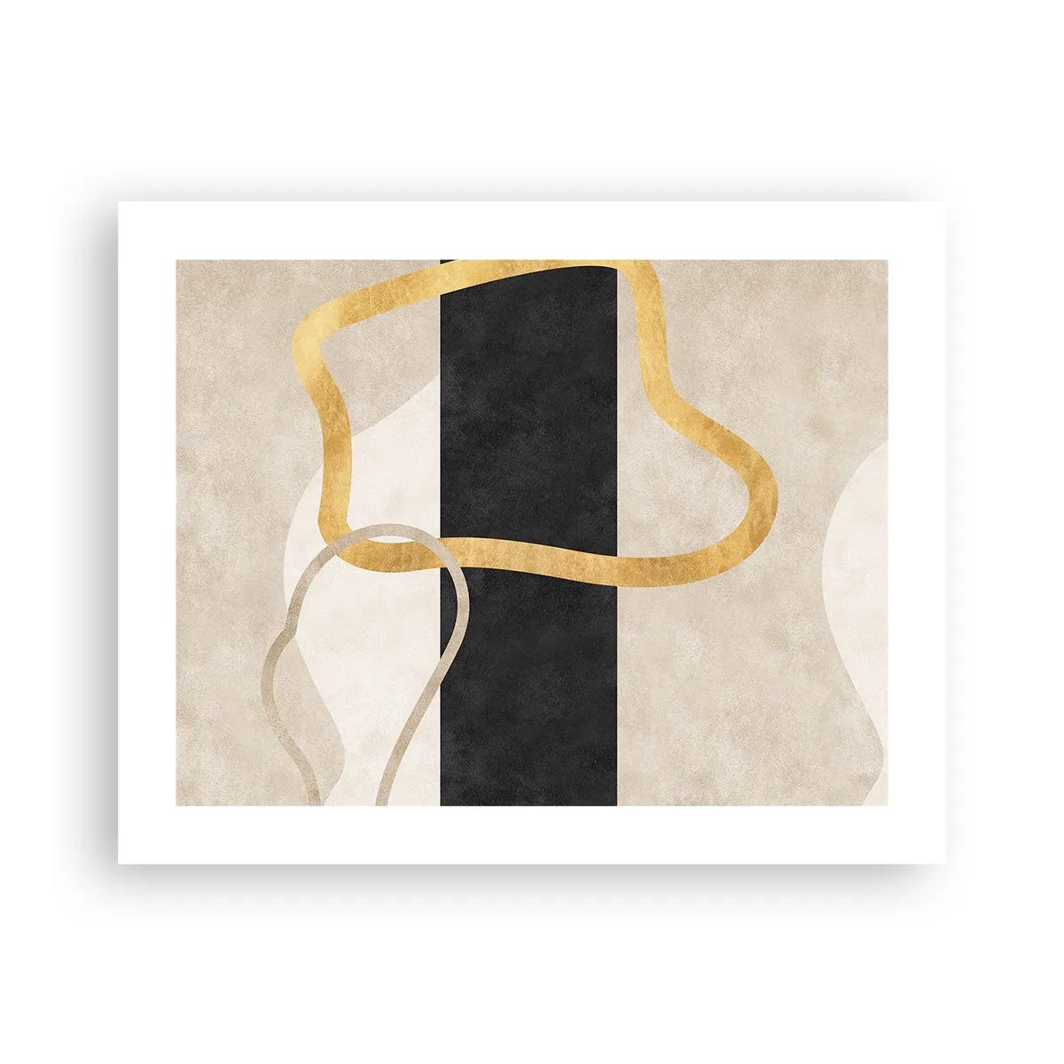 Poster - Shapes in Loops - 50x40 cm