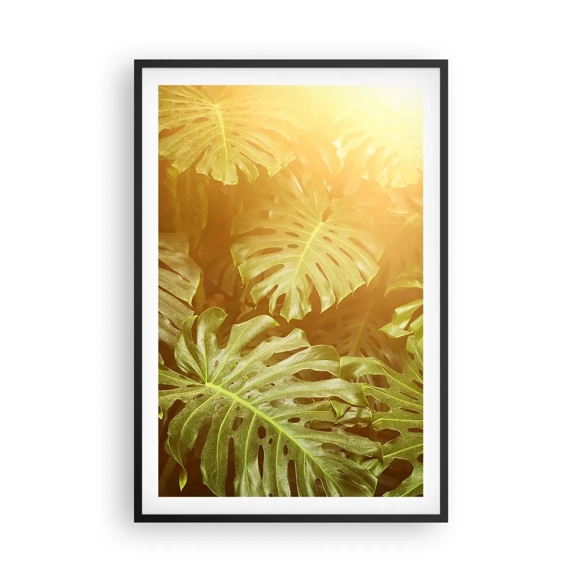 Poster in black frame - Walking into the Green - 61x91 cm