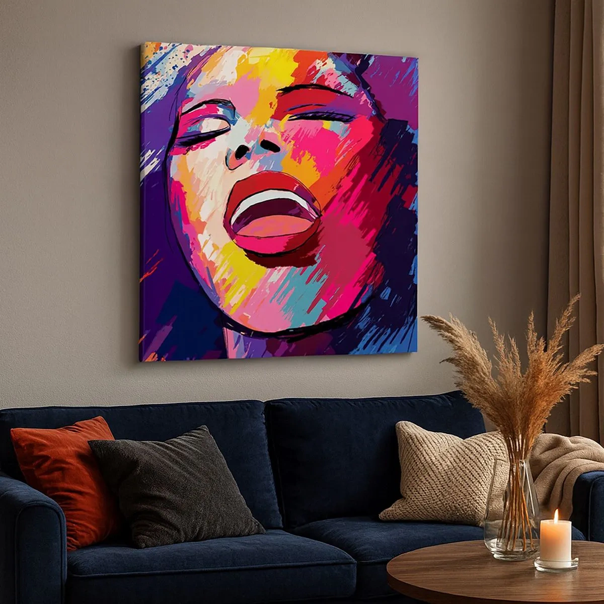 Canvas picture - Sing Your Life Away - 30x30 cm