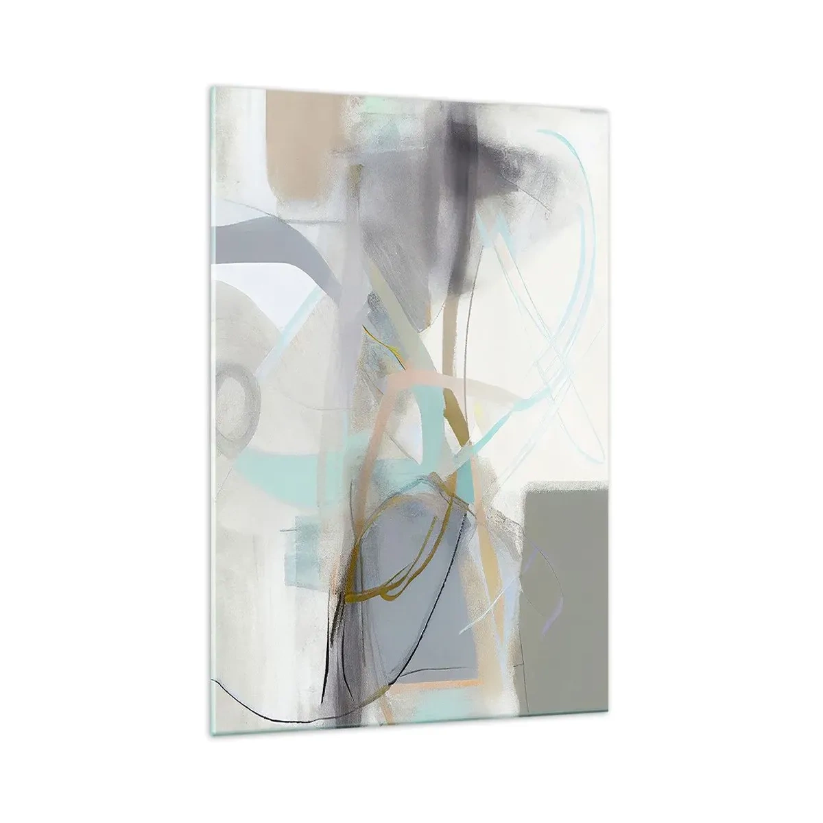 Glass picture - Foggy Abstract - 70x100 cm