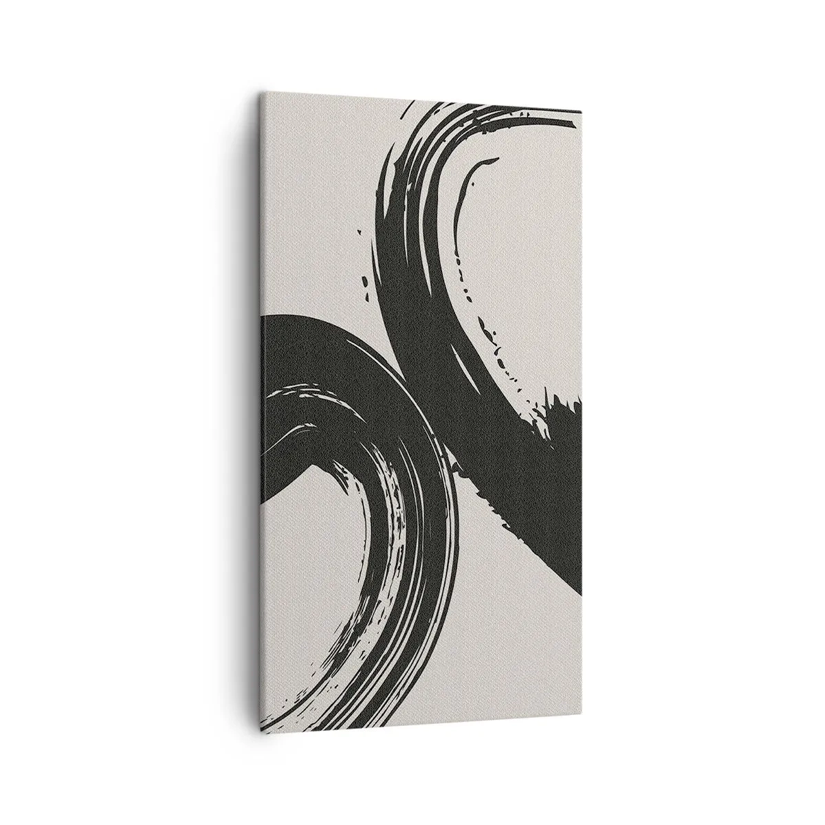 Canvas picture - With Big Circural Strokes - 45x80 cm