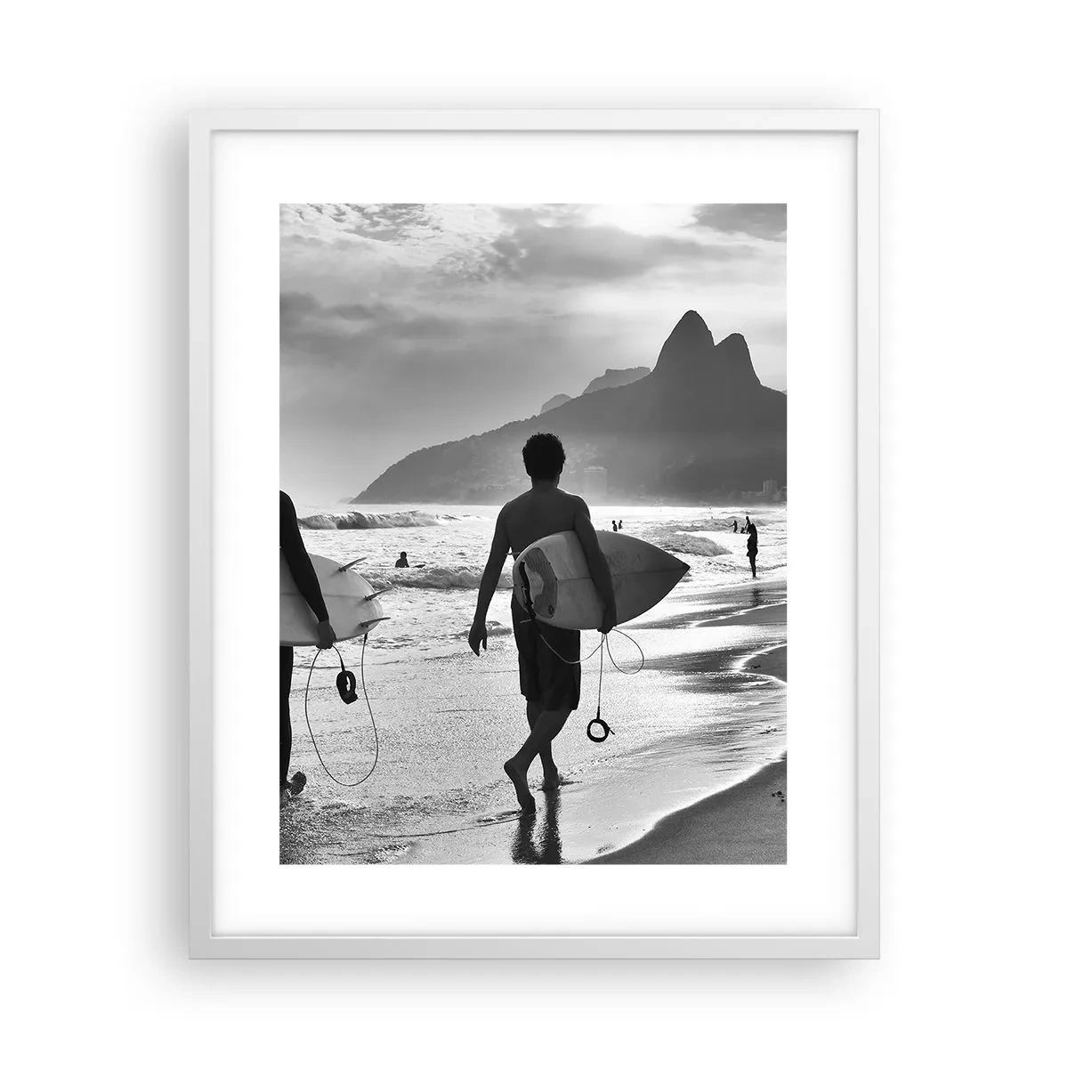 Poster in white frmae - Samba for One Wave - 40x50 cm