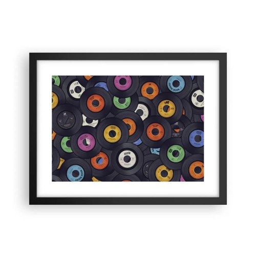 Poster in black frame - Colours of Classics - 40x30 cm