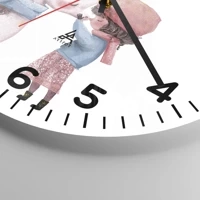 Clock face with numbers