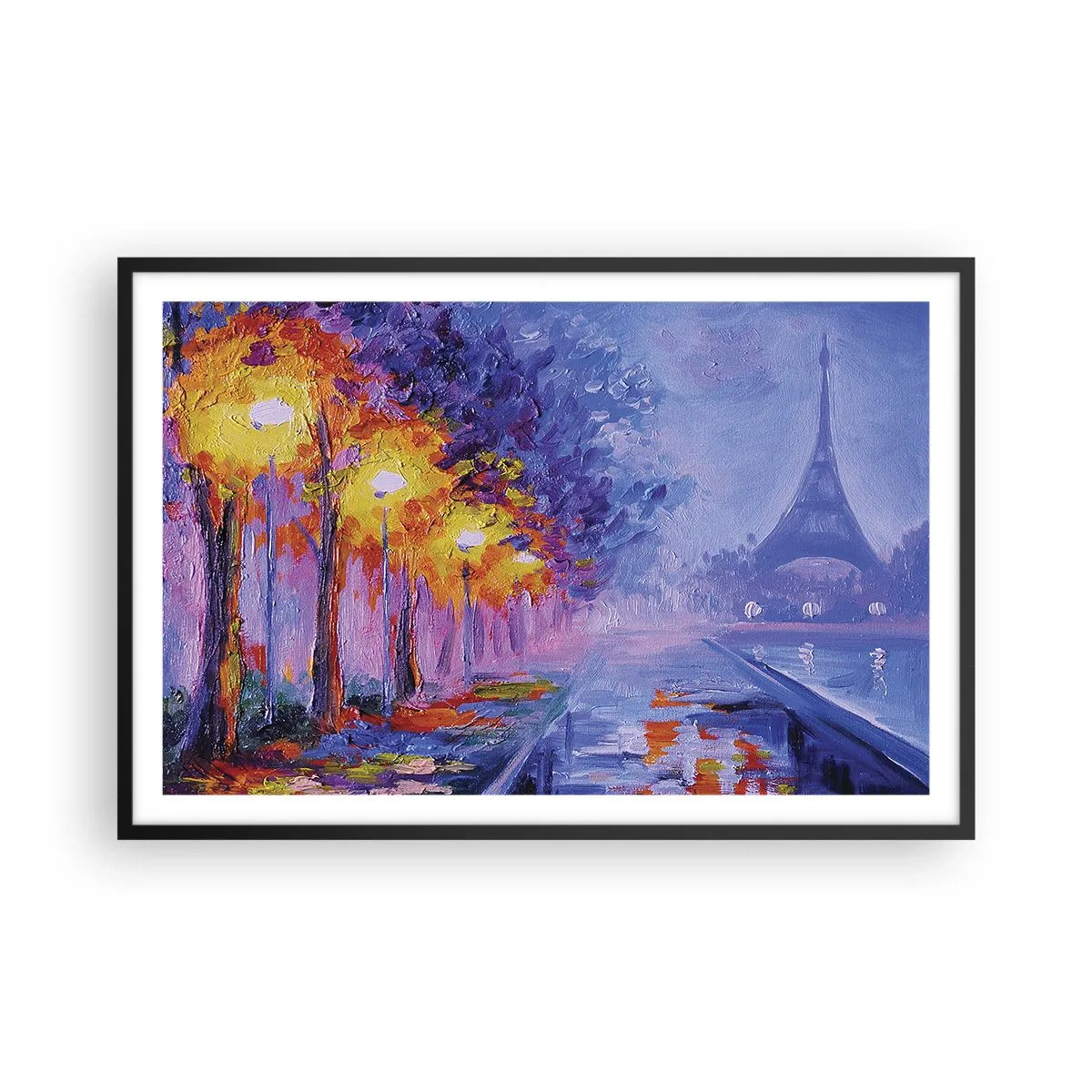 Poster in black frame - Dreamed Walk - 91x61 cm
