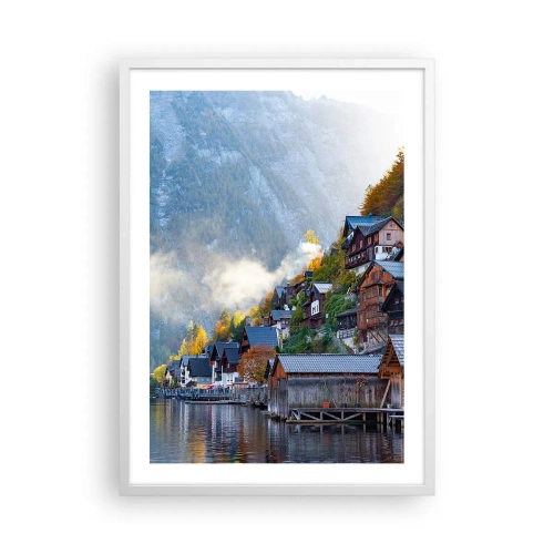 Poster in white frmae - Alpine Atmosphere - 50x70 cm