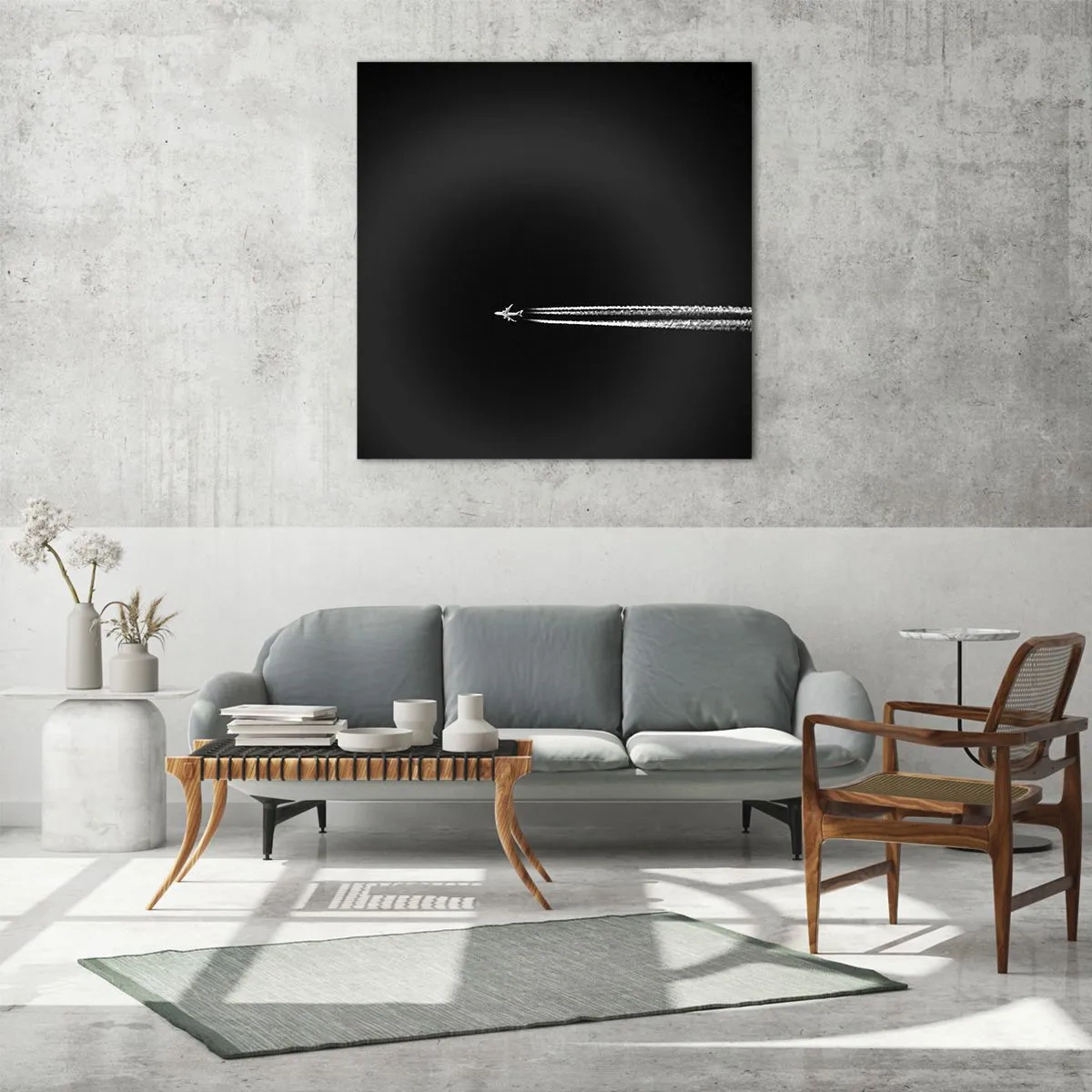 Glass picture - Into Another Dimension - 40x40 cm