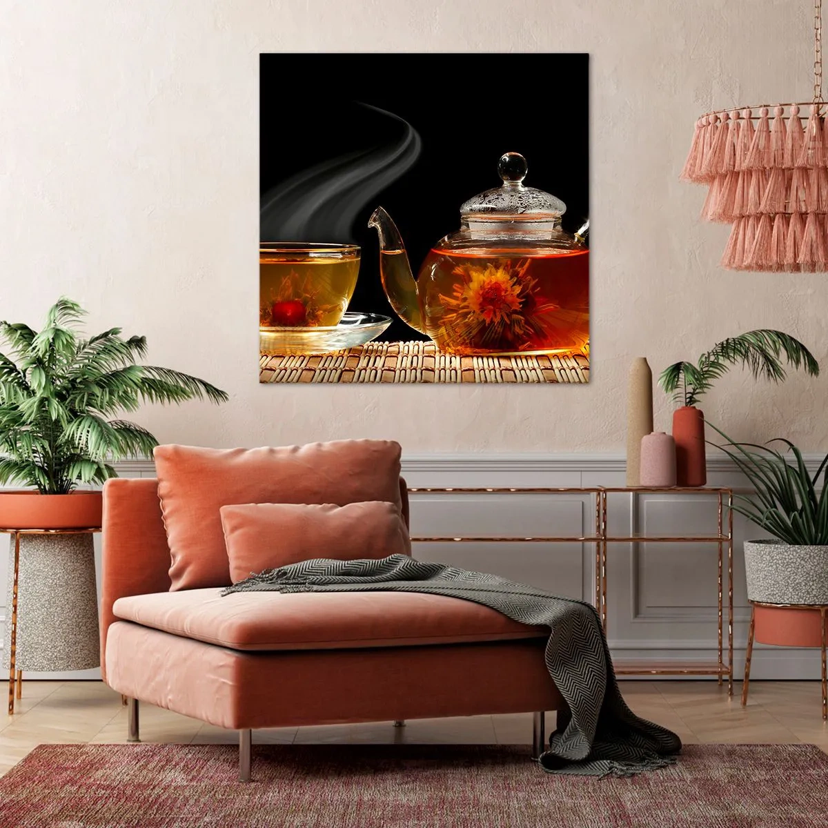 Canvas picture - Magic and Art of Tea Making - 60x60 cm
