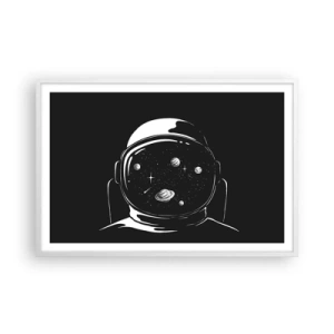 Poster in white frmae - Quite a View - 91x61 cm