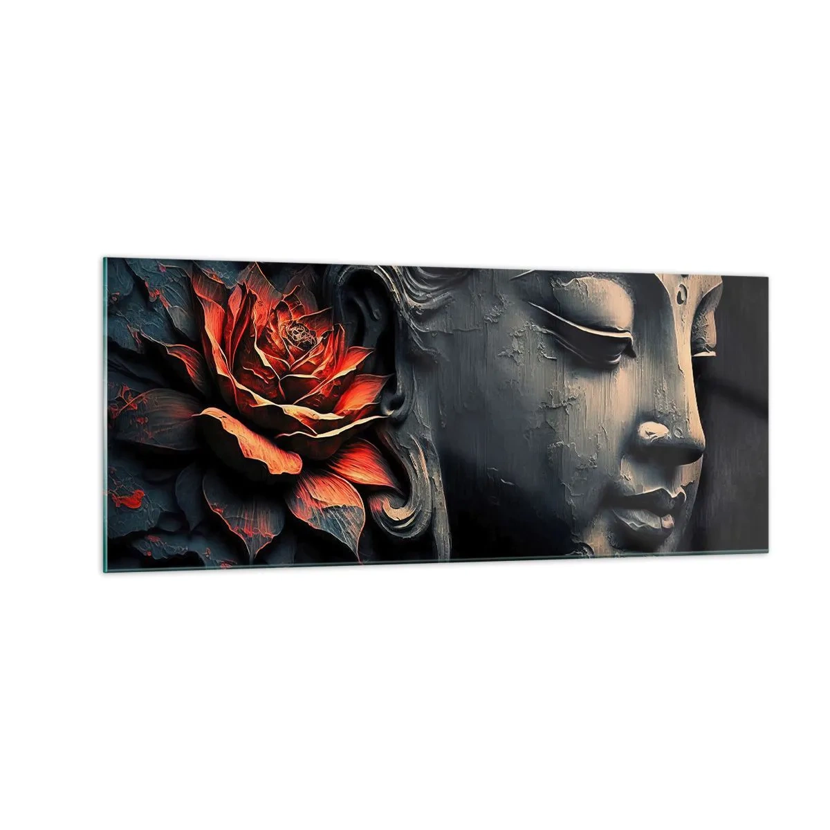 Glass picture - In Harmony with the World - 100x40 cm