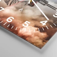 Clock face with numbers